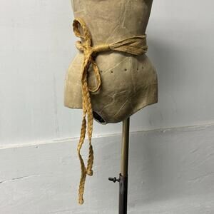 70s Vintage Rattan Woven Obi Wrap Belt